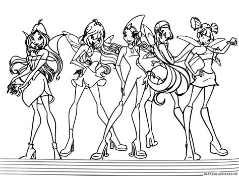 Coloriage Des Winx A Imprimer Gratuit Serviratusb