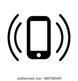 Phone Icon On White Background Stock Vector Royalty Free 2007385439