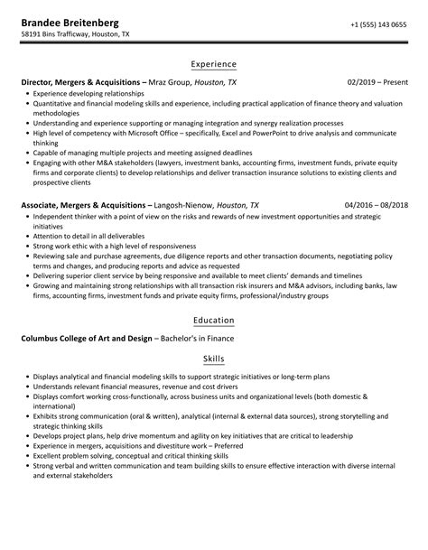 Merger Proposal Template