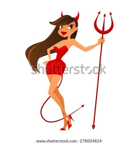 Sexy Devil Woman Stock Vector Illustration 278004824 Shutterstock