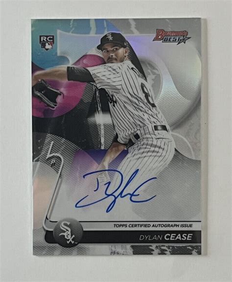 2020 Bowman S Best B20 DC Dylan Cease RC Best Of 2020 Auto Refractor