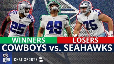 Dallas Cowboys Winners And Losers Vs Seahawks Ft Sam Williams Daron