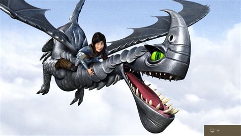 Heather And Windshear The Razorwhip Dragon From Dreamworks Dragons Race