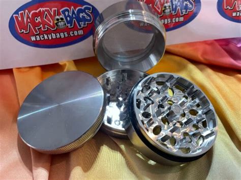 4pc Stainless Steel Weed Grinder Wacky Willys