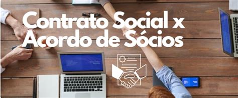 Contrato Social E Acordo De S Cios Na Governan A Empresarial Entenda