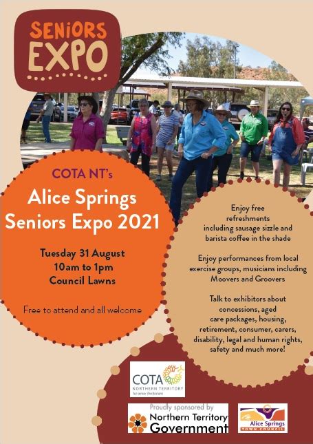 Alice Springs Seniors Expo Cota Nt Voice For Territory Seniors