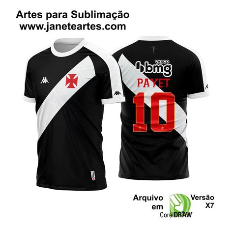 Arte Vetor Camisa Vasco da Gama Titular 2024 - 2025 | Janete Artes