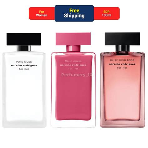 Narciso Rodriguez Musc Noir Rose Fleur Musc Pure Musc Musc Nude For Her Forever Ml Edp For