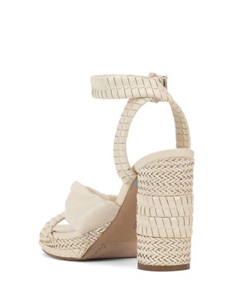 Vince Camuto Fancey Ankle Strap Sandal In Natural Lyst