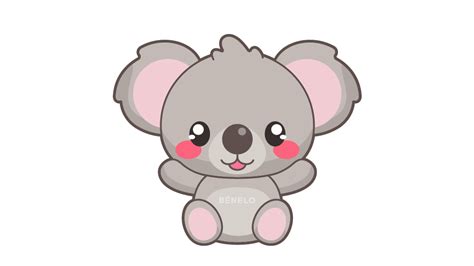 Como Dibujar Un Koala Kawaii Dibujos Faciles Kawaii Aprender A Dibujar