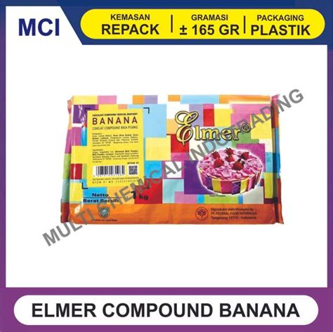 Jual Elmer Coklat Batang Chocolate Compound Repack Gr Banana Di