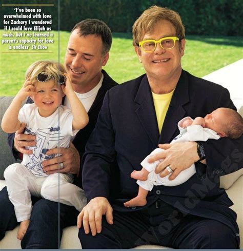 elton john´s pics: Sir Elton John and his Family