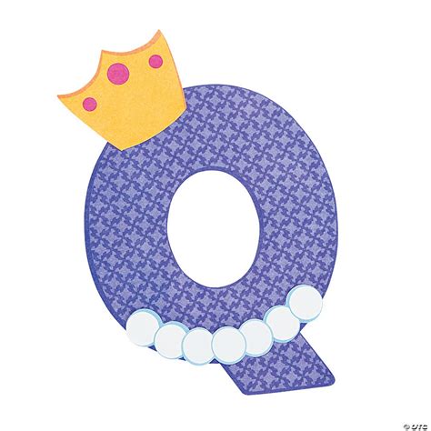 “Q Is For Queens” Letter Q Craft Kit - Discontinued