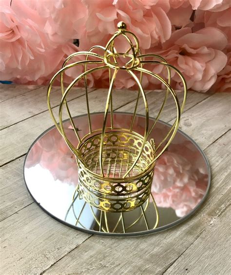 Royal Crown Cake Topper Wedding Cake Topper Gold Crown Mini Etsy