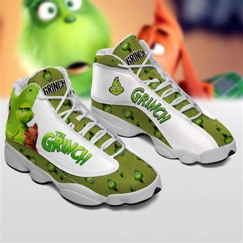 Grinch Shoes Fashion Air Jordan 13 Shoes V41 Evapurses