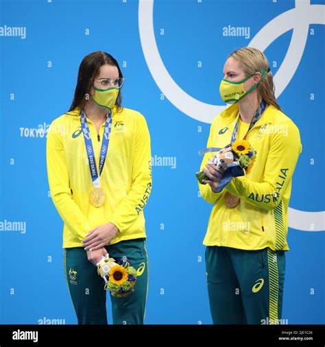 July 31st 2021 Tokyo Japan Kaylee Mckeown And Emily Seebohm Of