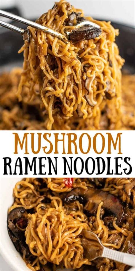 Asian Mushroom Ramen Noodles Recipe Build Your Bite Artofit