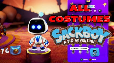 All Costumes And Emotes All Dlc Showcase Save On Sackboy A Big