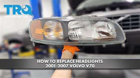 How To Replace Headlights Volvo V Youtube