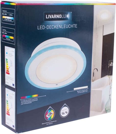 Plafonnier LED Livarno Lux® avec télécommande: Amazon.fr: Luminaires et ...