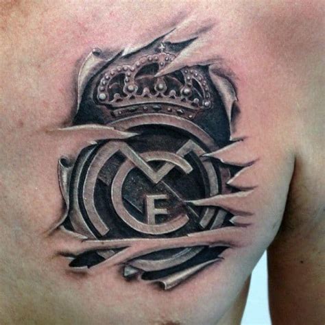 60 Real Madrid Tattoo Designs For Men - Soccer Ink Ideas