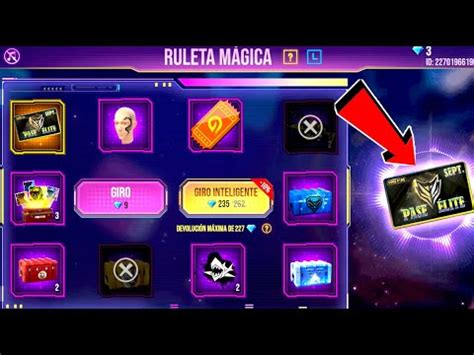 YA SALIO PASE ELITE EN DESCUENTO CON 9 DIAMANATE NUEVA RULETA MAGICA EN