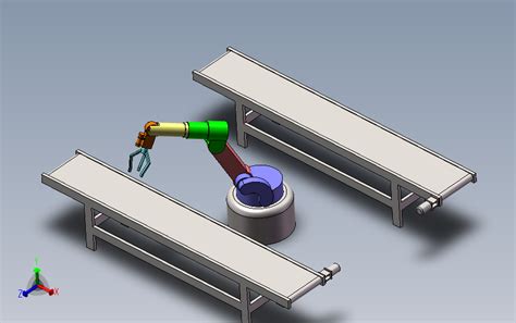 搬运机器人solidworks 2016模型图纸下载 懒石网