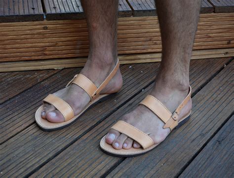 Mens Leather Sandals Mens Greek Leather Sandals Etsy