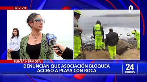 Punta Hermosa vecinos denuncian bloque de acceso a playa Vídeo