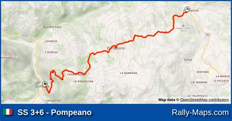 Ss Pompeano Stage Map Rally Citt Di Modena Rally Dell Emilia