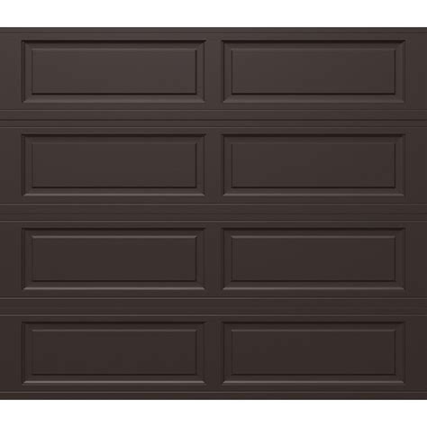 Wayne Dalton Classic Steel Model 9605 8 Ft X 7 Ft Insulated Brown