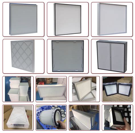 HEPA Knife Edge Frame Mini Pleat Panel Filter Manufacturer Custom HEPA