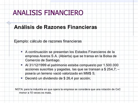 Analisis Financiero