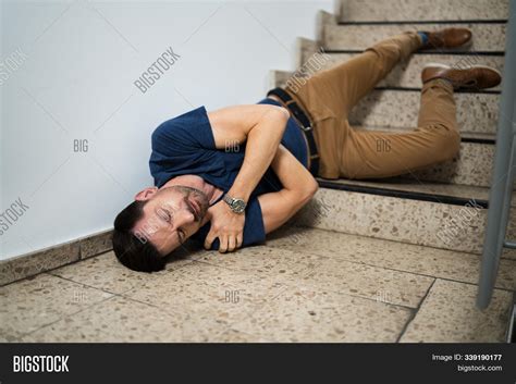 Unconscious Man Lying Image Photo Free Trial Bigstock