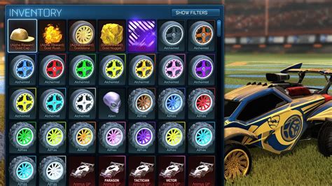 Every Painted Item In Rocket League Inventory Showcase Painted