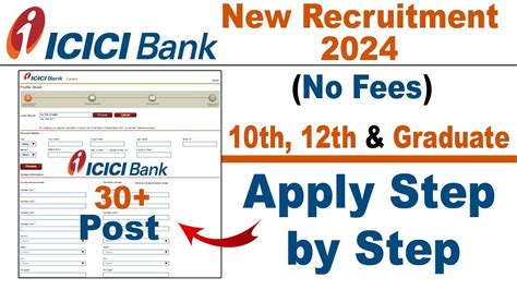 ICICI Bank Job Recruitment 2024 ICICI Bank Jobs Apply Online 2024