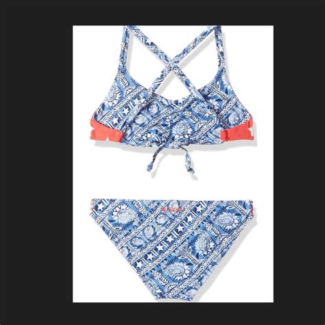 Billabong Swim Nwt Girls Billabong Starlight Tali Bikini Set Poshmark