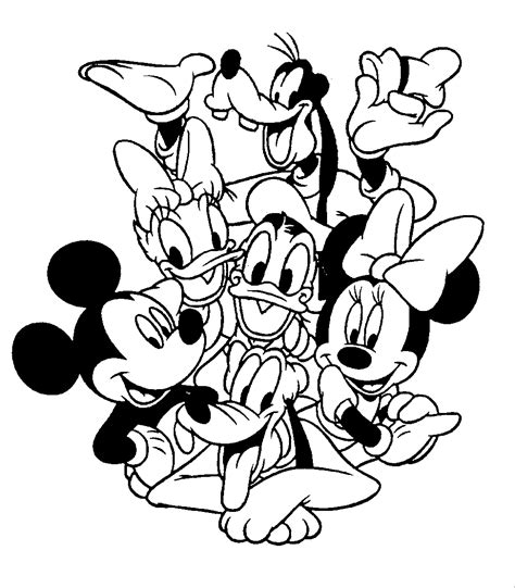 Mickey Mouse Para Colorear Pintar E Imprimir