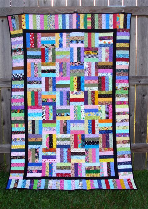 Charmpacksplus Blog Scrappy Rail Fence Quilt