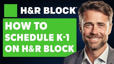 How To Schedule K 1 On Handr Block Explained Full 2024 Guide Youtube