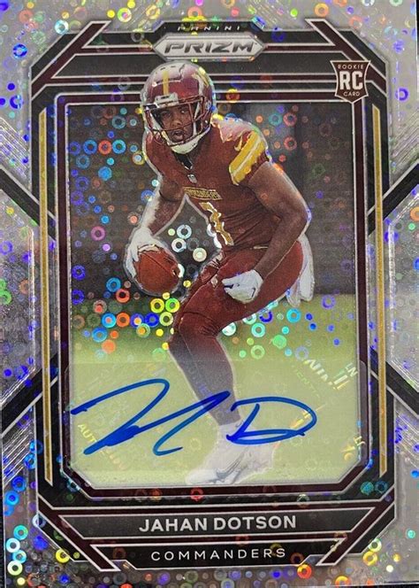 Jahan Dotson 2022 Prizm 312 Rookie Autographs No Huddle Price Guide