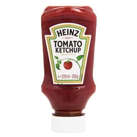 Ketchup De Tomate TOP DOWN 250g 220ml Heinz