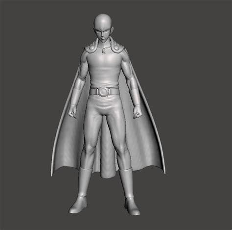 Saitama One Punch Man 3d Model 3d Model 3d Printable Cgtrader