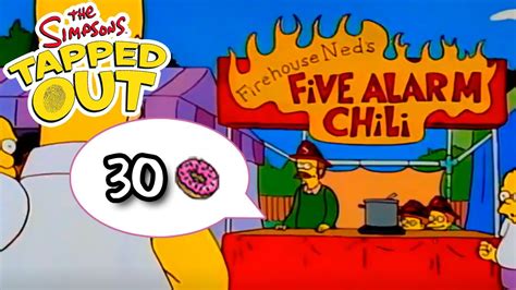 The Simpsons Tapped Out Five Alarm Chili Youtube