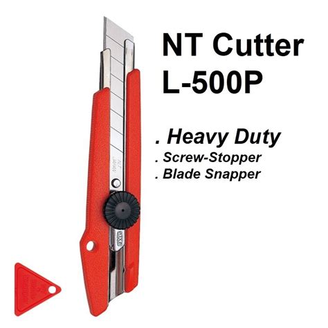 Ofiskita Nt Cutter Basic L Cutter Red 75mm X 215mm X 27mm L 500p