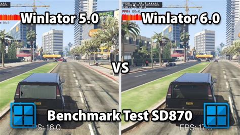 Winlator 5 0 Vs Winlator 6 0 GTA V Test SD870 YouTube