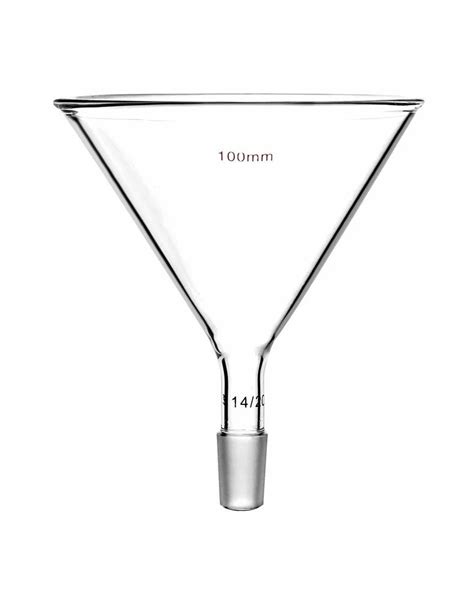 Borosil Glass Powder Funnel For Chemical Laboratory Capacity