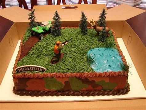 Hunting Theme — Grooms Cakes Hunting Birthday Cakes Hunting Cake