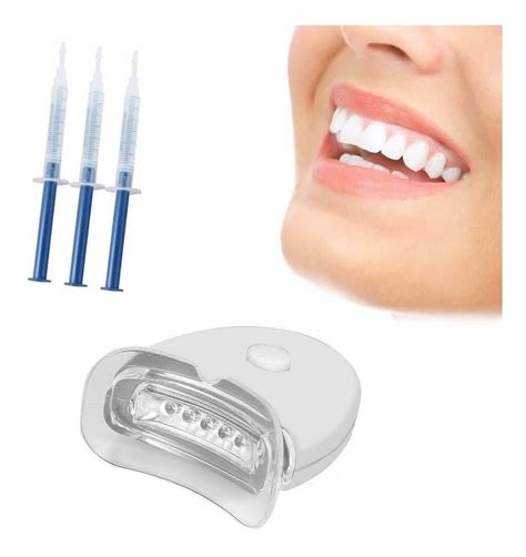 Kit Clareamento Dental 3 X 44 Luz Led 3 Moldeira Brinde Mercado Livre