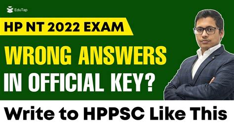 Hppsc Official Answer Key For Hp Nt Prelims How To Raise Objection